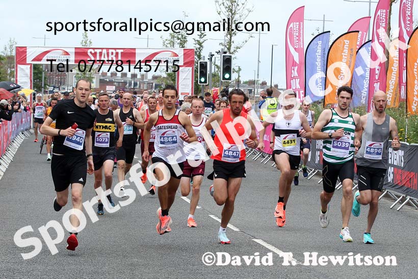 Sunderland City Half Marathon, 2021 Sunderland City 5k, 10k and Half Marathon Road Races. Photo: David T. Hewitson/Sports for All Pics